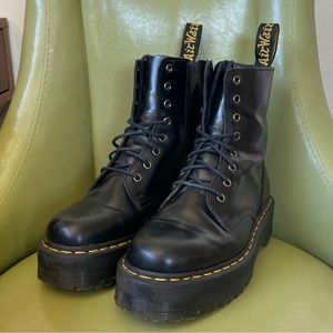 Dr. Martens Jadon Soft Leather Platform Boots
